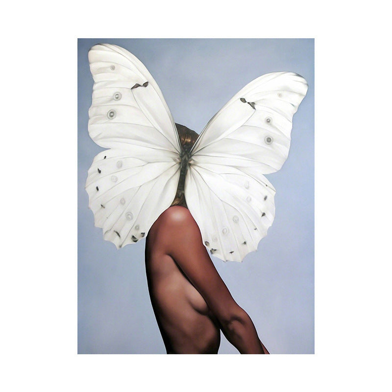 New Nordic Modern Creative Hand-painted Feathers