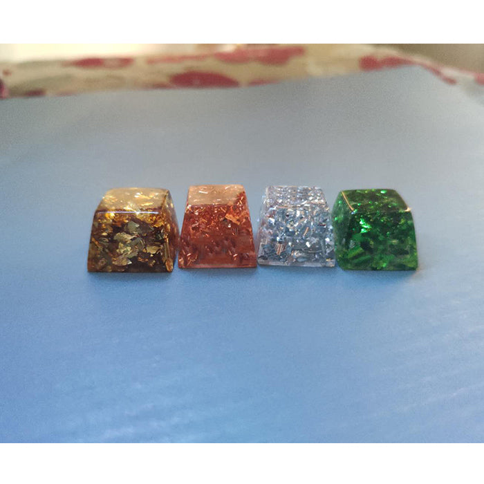 Mechanical Keyboard Multicolor Gold Foil Keycap Personality