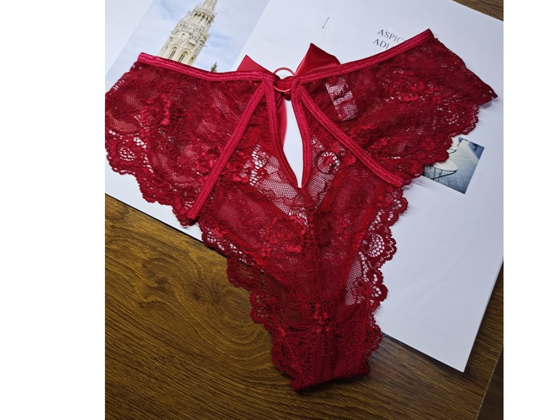 Sexy Low-Waist Seamless Mesh Lace Panties