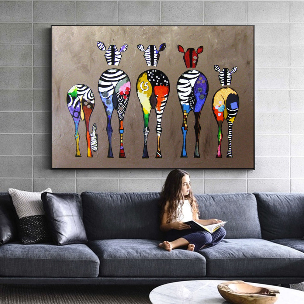 Zebra Decorative Painting