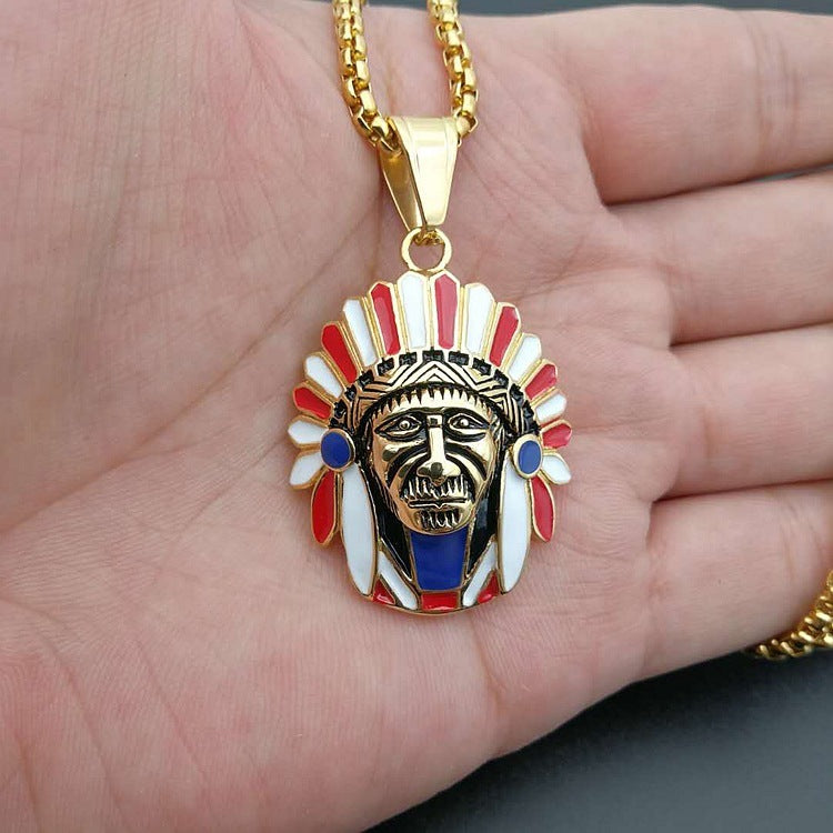 Indian Chief Pendant