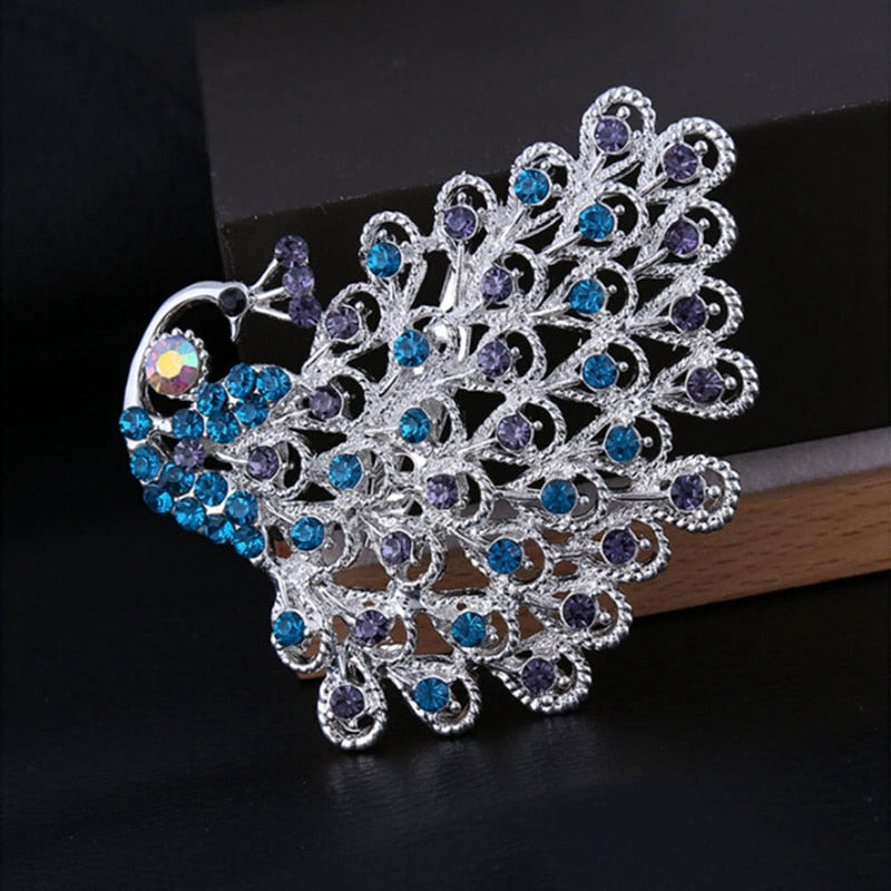 Peacock Diamond Corsage