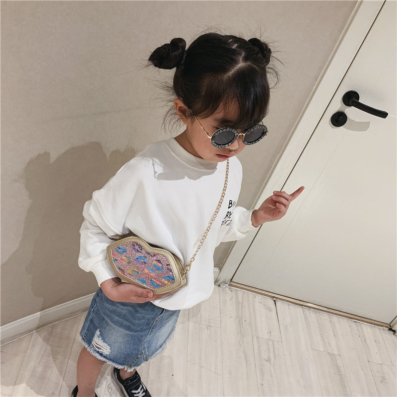 Girl's Baby Coin Purse Personality All-Match Lip Bag