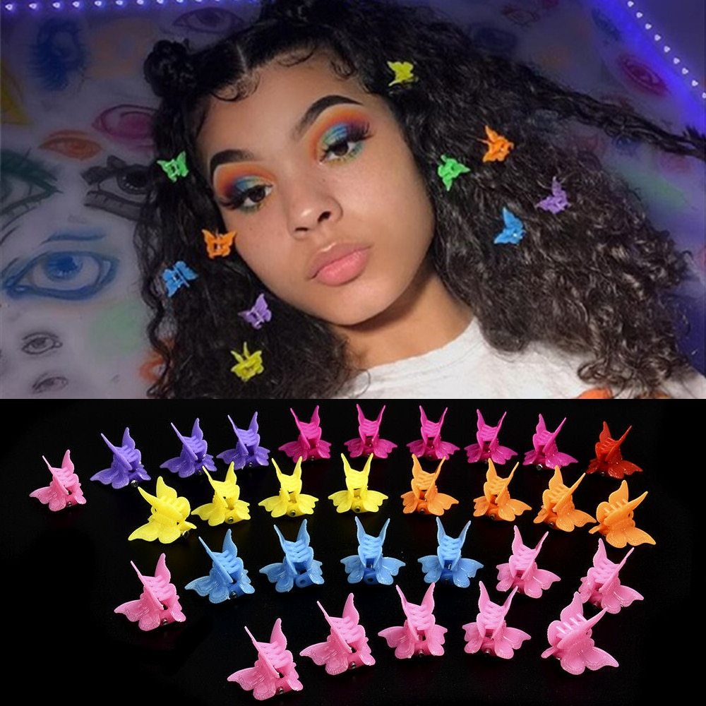 Color Mini Hair Clips