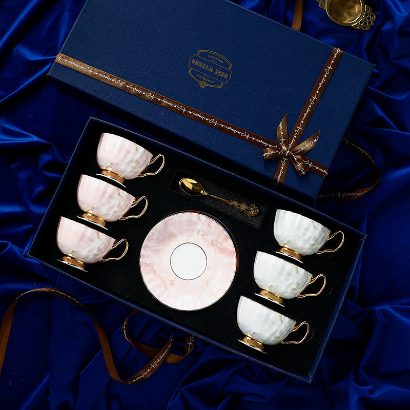 Coffee Cup High-end Exquisite Ceramic Bone High-Grade Afternoon Tea Suit Design