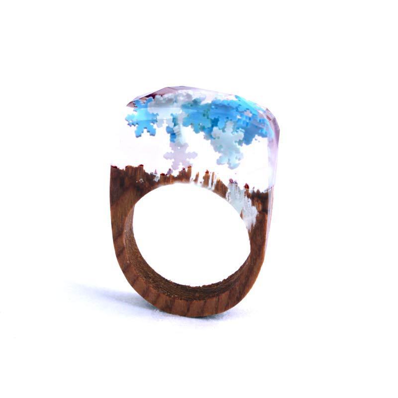 Wood Ring Characteristic Ring Resin Ring