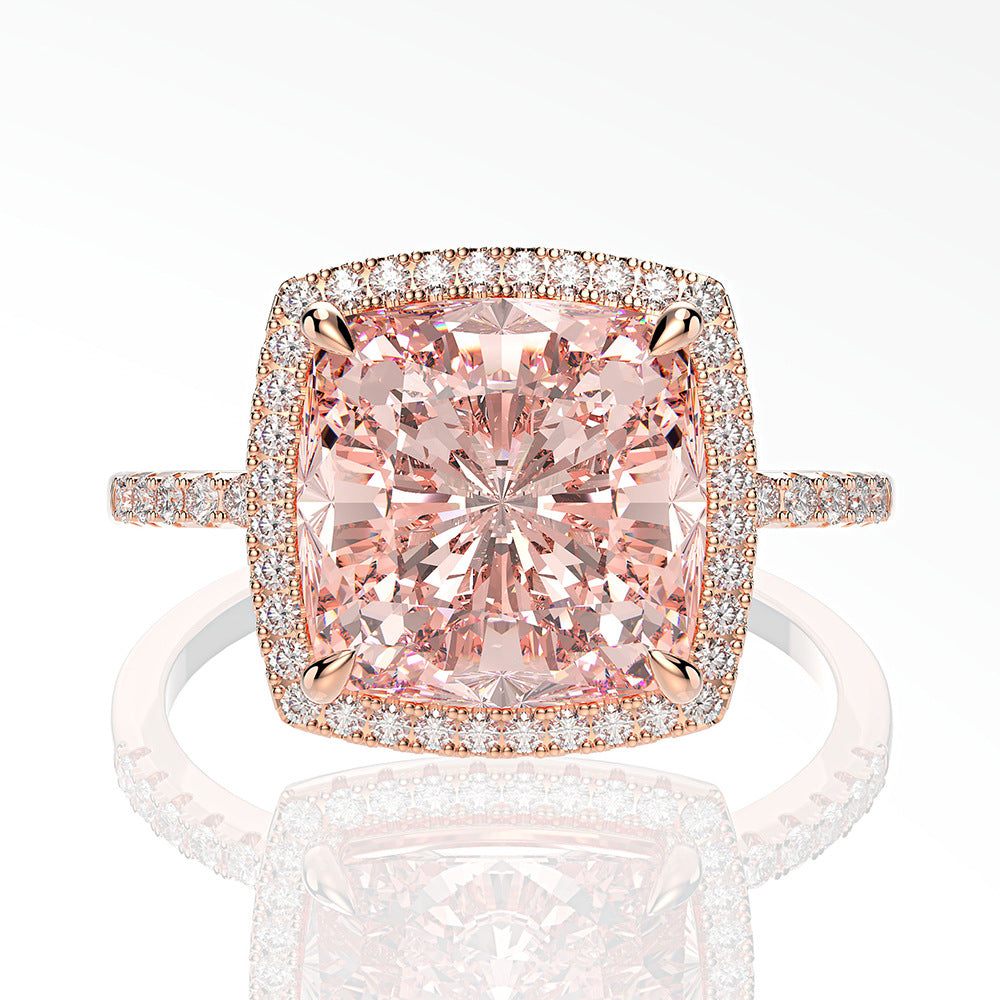 Morgan Powder Fertilizer Square Ring Jewelry