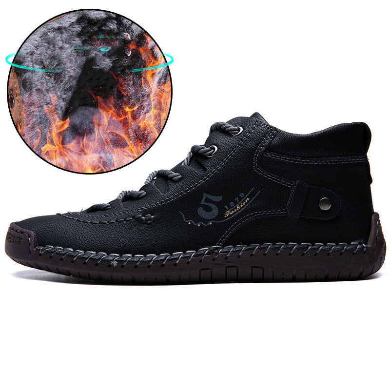 Men's Foreign Trade Business Men's Shoes Hand-Sewn