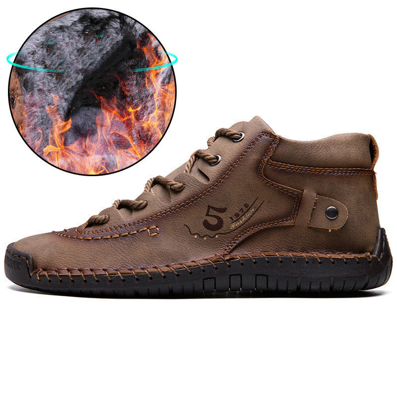 Men's Foreign Trade Business Men's Shoes Hand-Sewn