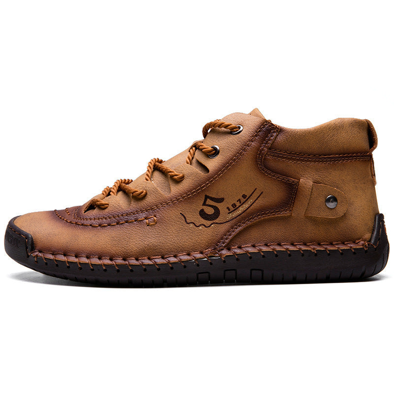 Men's Foreign Trade Business Men's Shoes Hand-Sewn