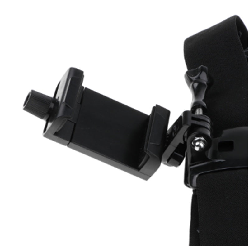 Headband Chest Strap Backpack Clip Mobile Phone Shooting Stand
