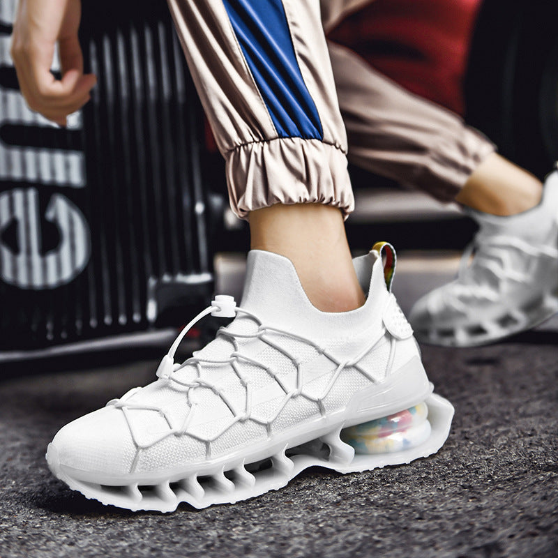 Breathable Mesh Shock Absorption Trend Running Shoes