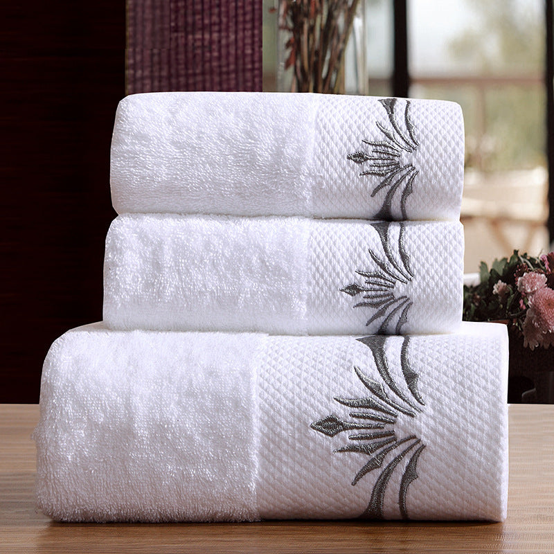 Three-Piece Platinum Forged Towel Bath Towel Set