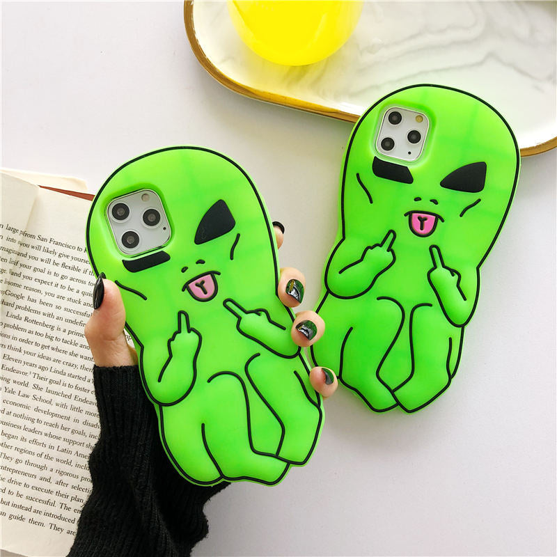 3D Strange Alien Cartoon Soft Cover