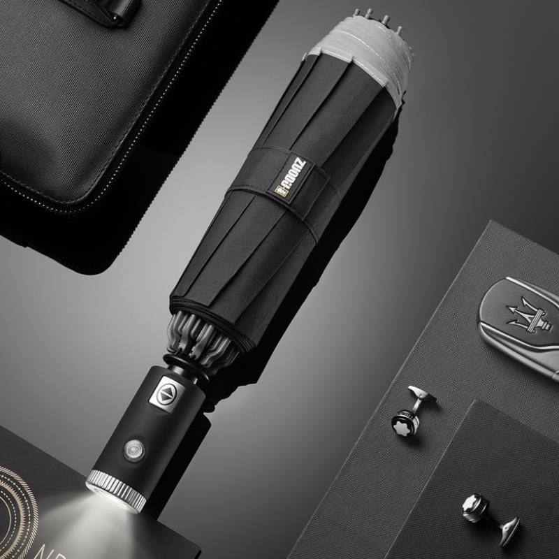Men's Fully Automatic Reverse Umbrella for Car-Carrying Umbrellas
