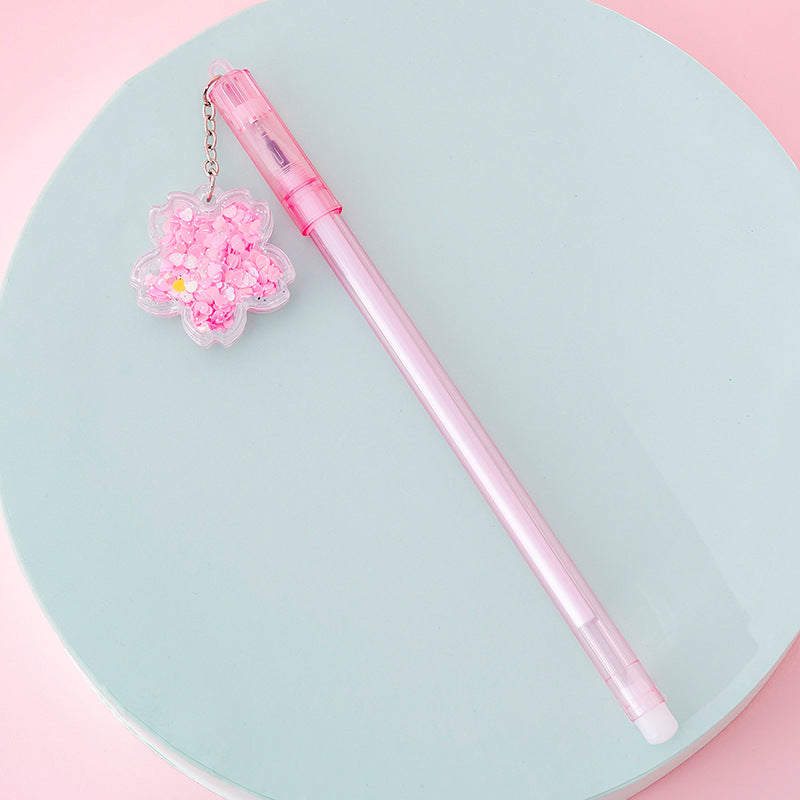 Cherry Blossom Season Aestheticism Pendant Neutral Pen Sequin