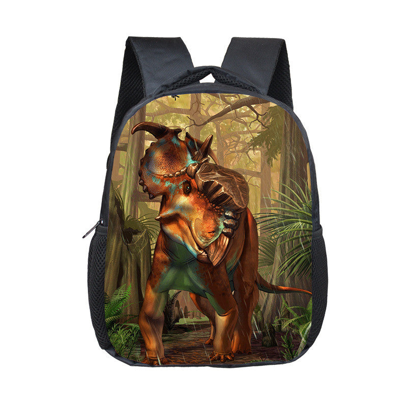 Polyester Waterproof Small Dinosaurs Fashion School, Travel Backpack