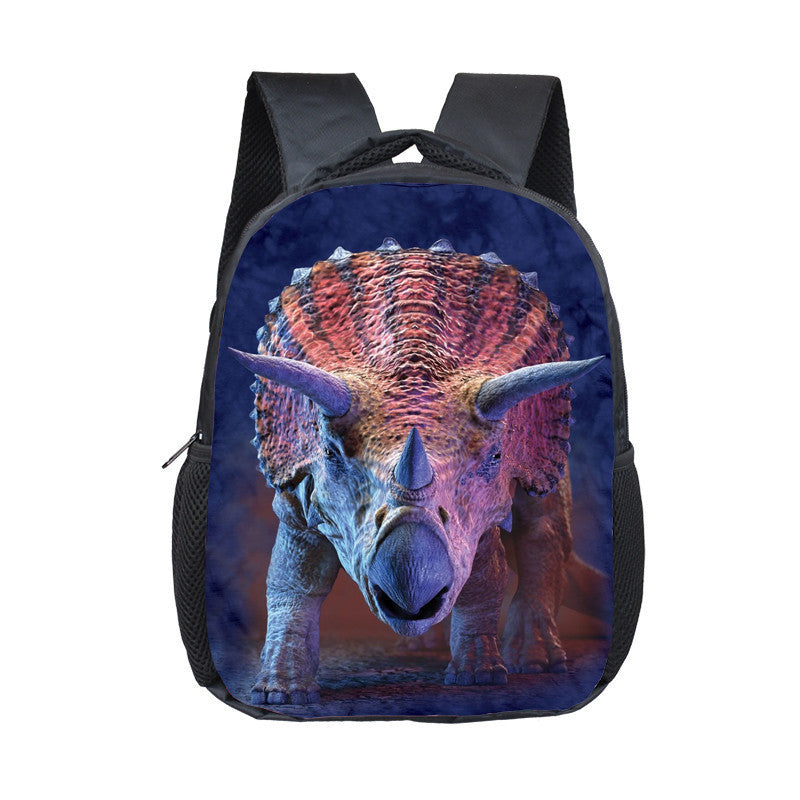 Polyester Waterproof Small Dinosaurs Fashion School, Travel Backpack