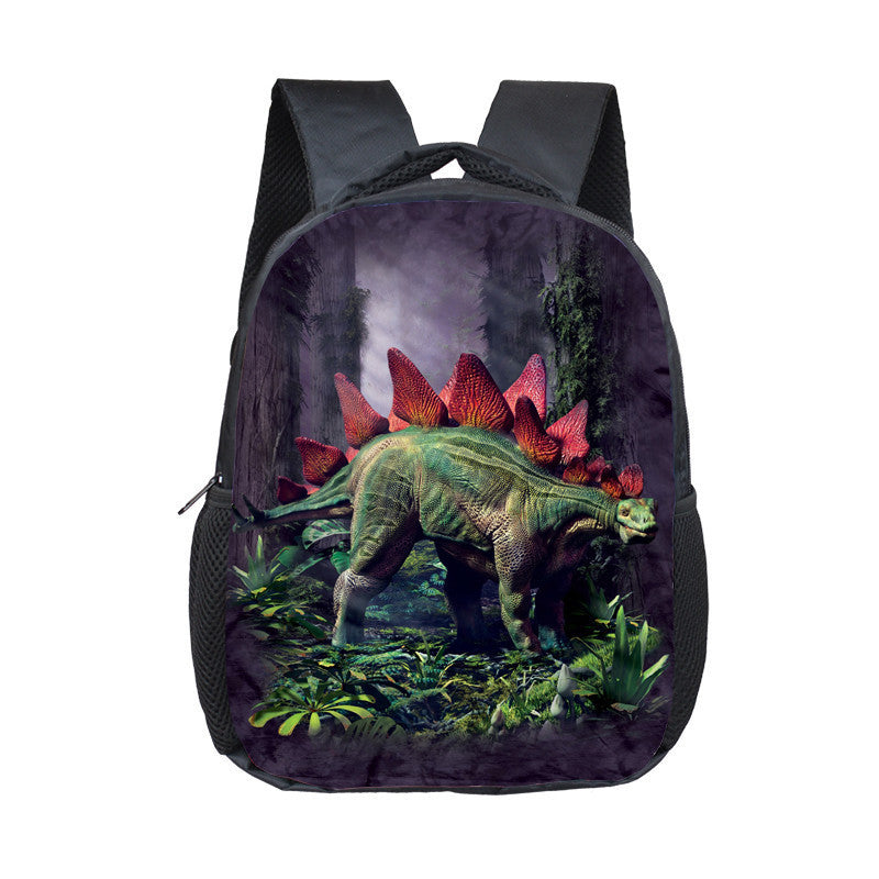Polyester Waterproof Small Dinosaurs Fashion School, Travel Backpack
