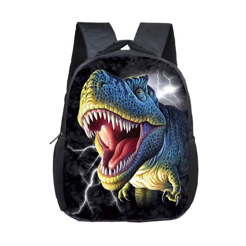 Polyester Waterproof Small Dinosaurs Fashion School, Travel Backpack