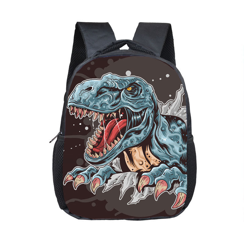 Polyester Waterproof Small Dinosaurs Fashion School, Travel Backpack