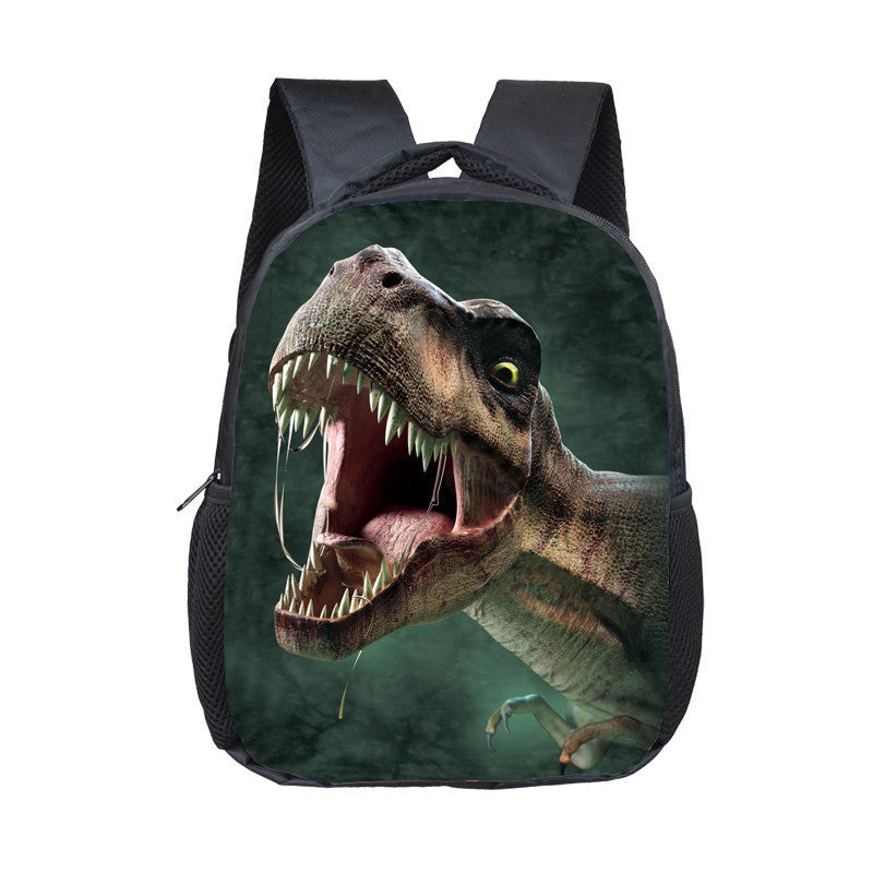 Polyester Waterproof Small Dinosaurs Fashion School, Travel Backpack