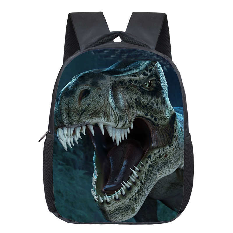 Polyester Waterproof Small Dinosaurs Fashion School, Travel Backpack