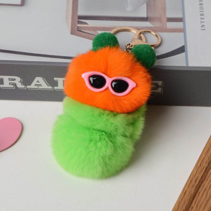 Rex Rabbit Fur Pendant Creative Gift