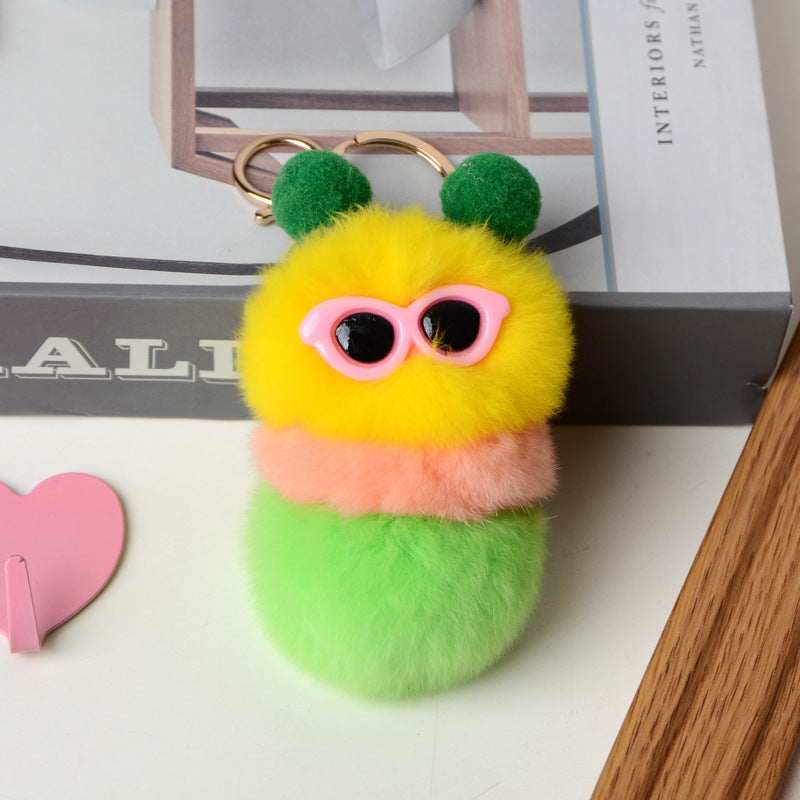 Rex Rabbit Fur Pendant Creative Gift