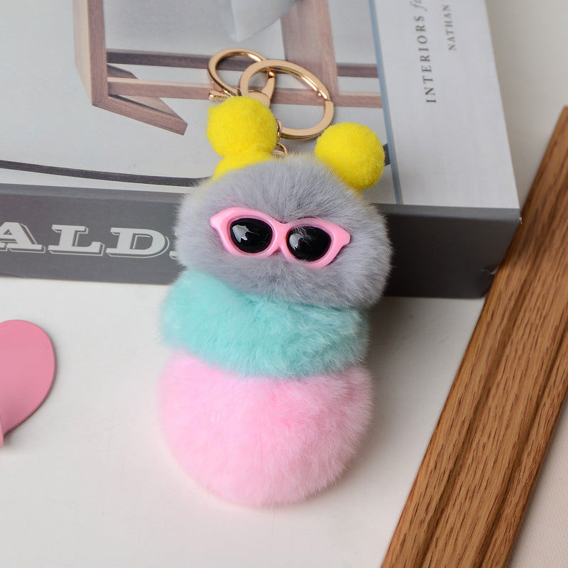 Rex Rabbit Fur Pendant Creative Gift