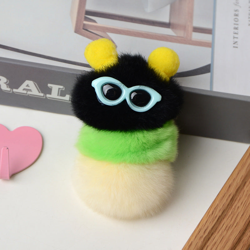 Rex Rabbit Fur Pendant Creative Gift