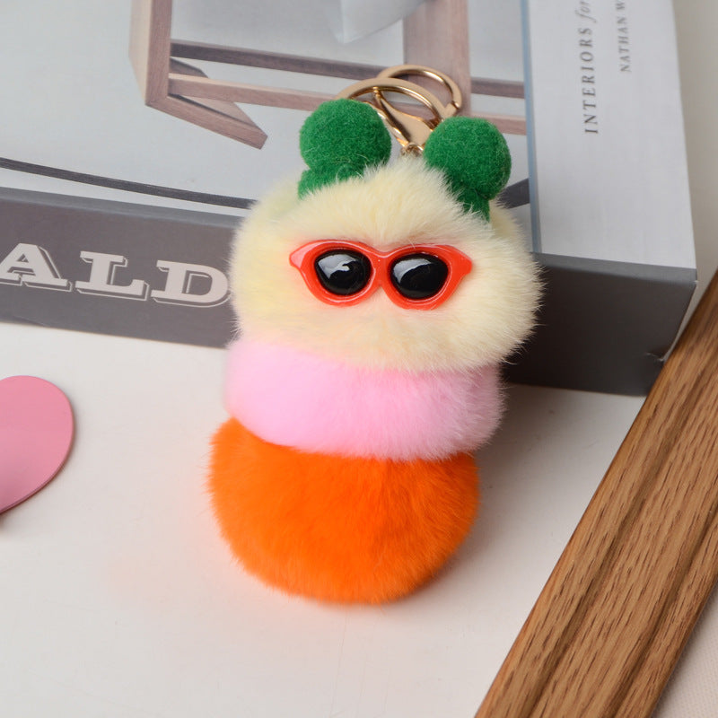Rex Rabbit Fur Pendant Creative Gift