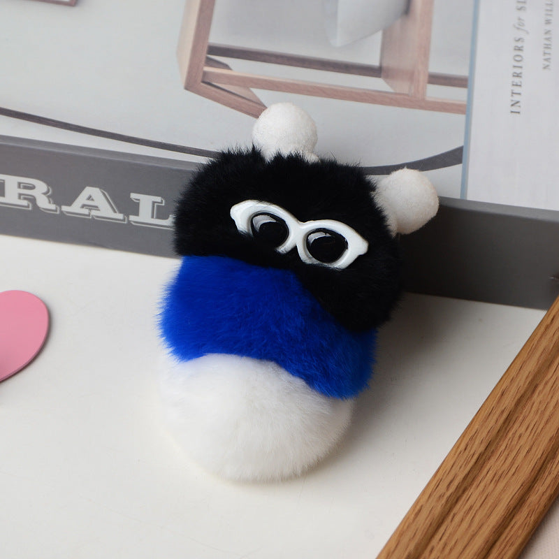 Rex Rabbit Fur Pendant Creative Gift