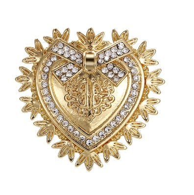 Brother Amashi The Same Camellia Brooch Letter Anti-Failure Five-Pointed Star Corsage Bee Brooch Accessories
