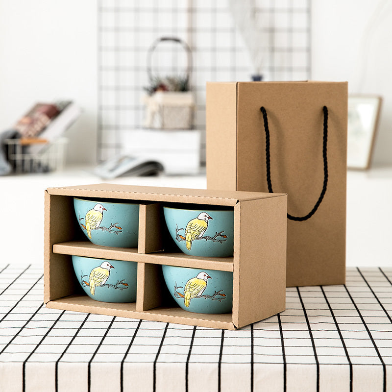 Creative Hand Painted Rice Bowl