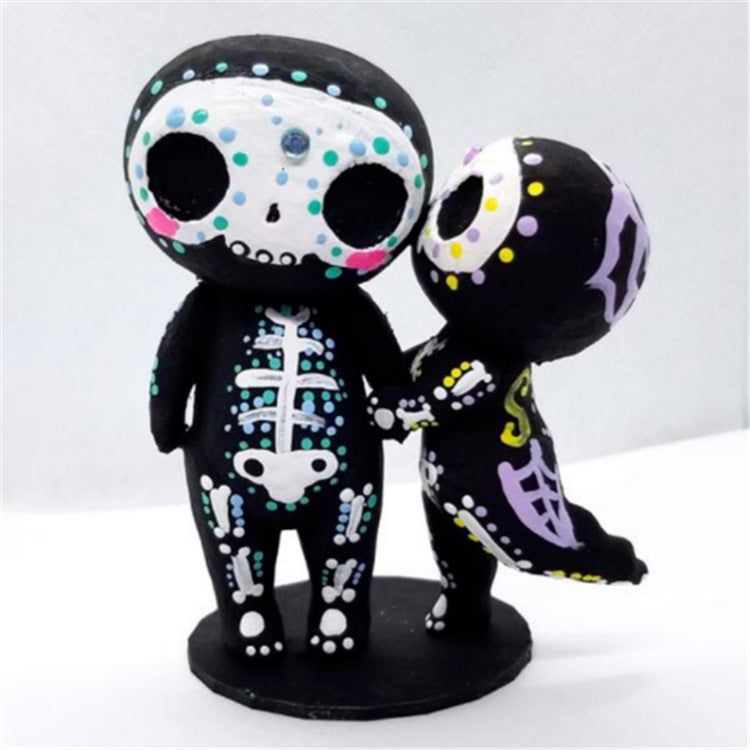 Sugar Skull Couple Figurine Cute Decoration
