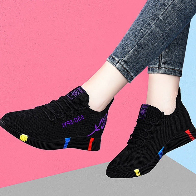 Old Beijing Cloth Shoes Soft-Soled Women s Walking Shoes