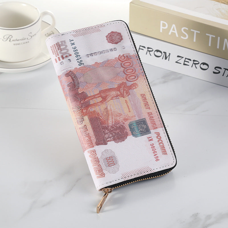 Cartoon Coin Clutch Bag Zipper Wallet Female Bill Holder