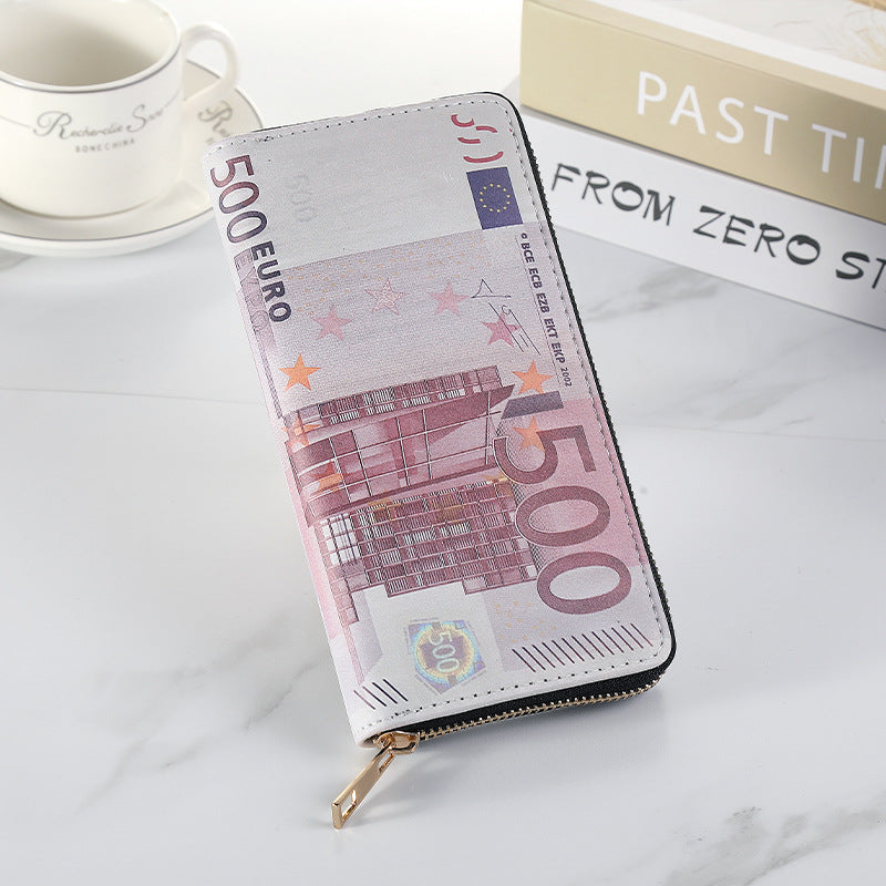 Cartoon Coin Clutch Bag Zipper Wallet Female Bill Holder
