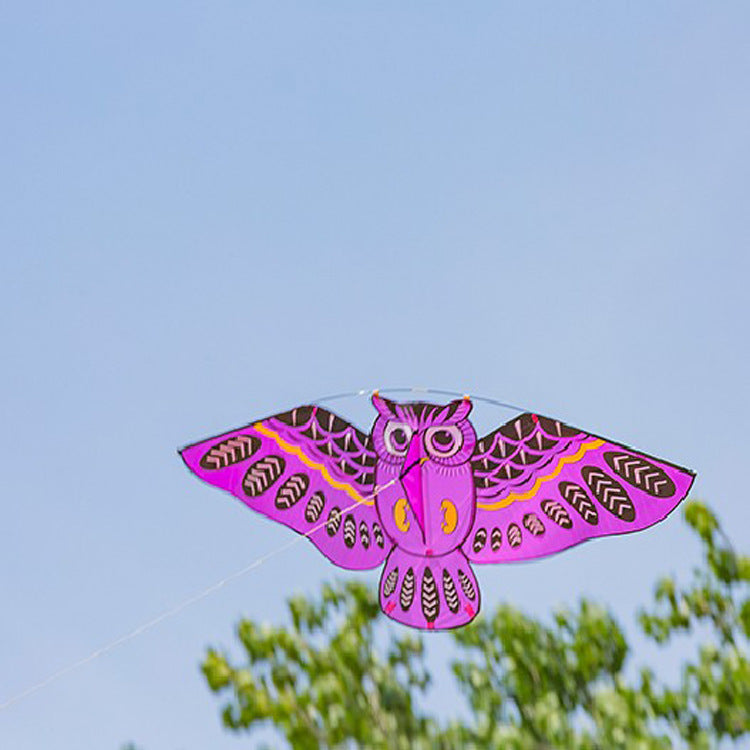Owl Kite Cartoon Children's Kite Crafts Outdoor Flying