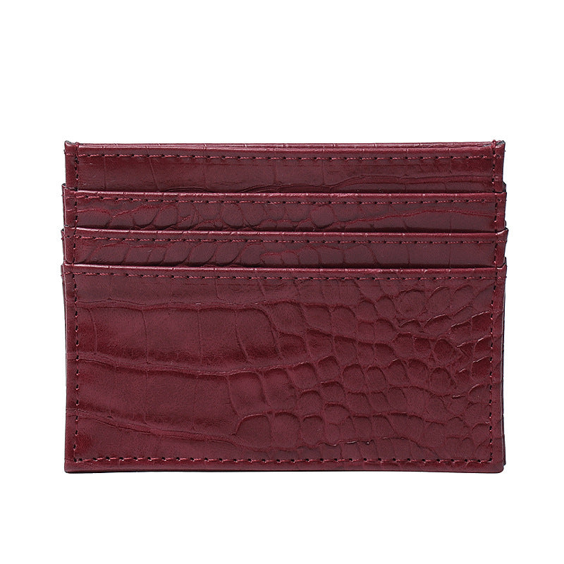PU Leather Bank Card Holder