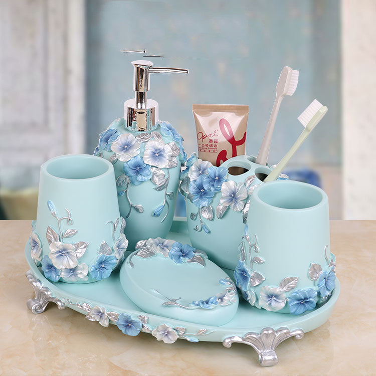 Household Bathroom Five-Piece Wash Set