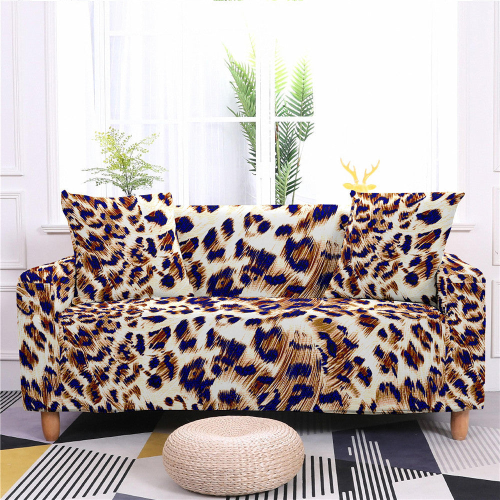 Leopard Stripe Pattern Modern Stretch Sofa Cover