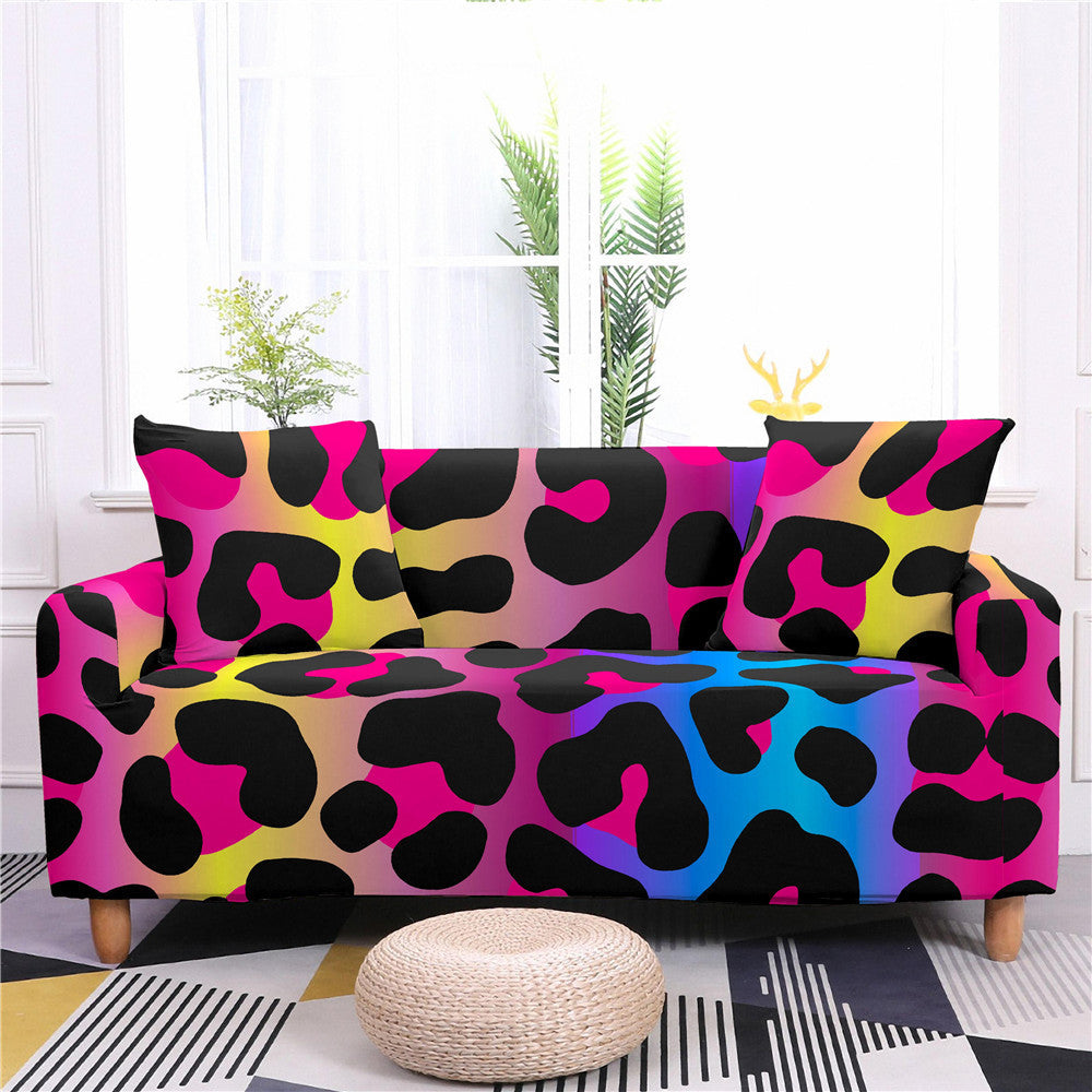 Leopard Stripe Pattern Modern Stretch Sofa Cover