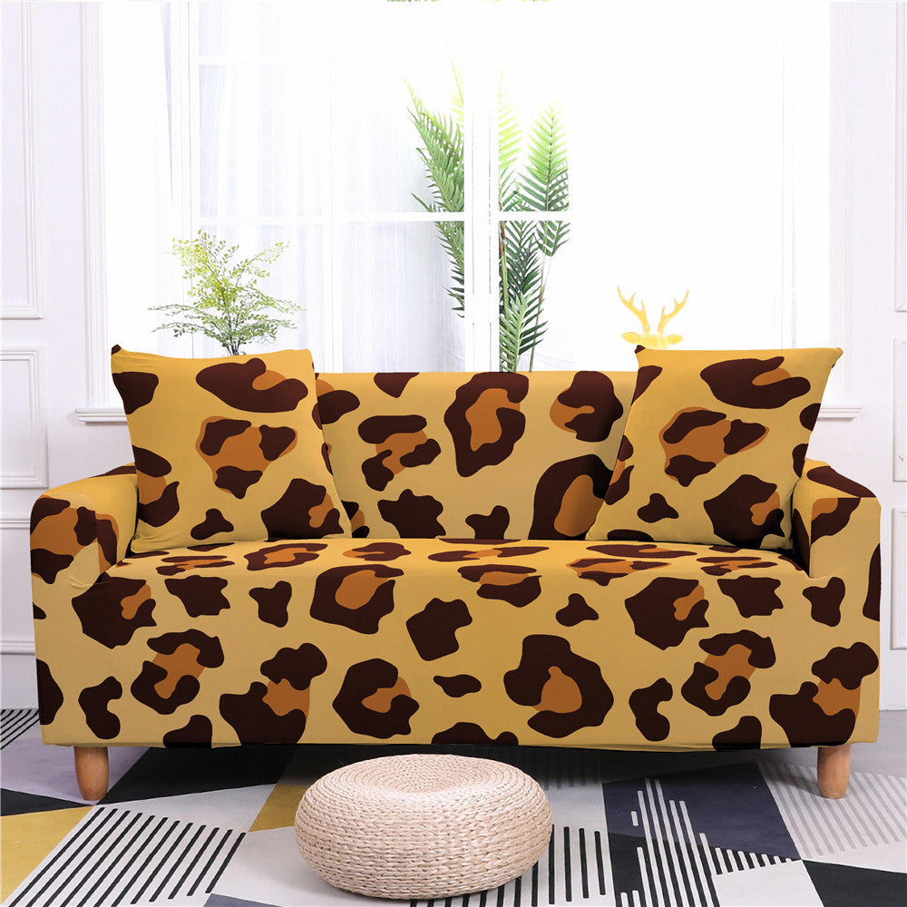 Leopard Stripe Pattern Modern Stretch Sofa Cover