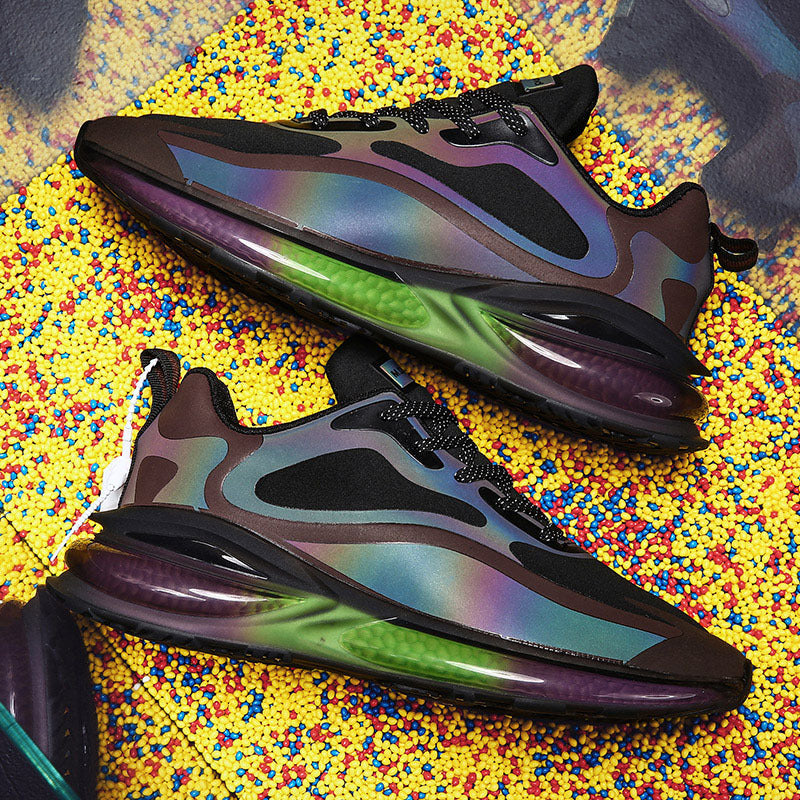 Breathable Laser Air Cushion Luminous Outdoor Running Sports Shoes