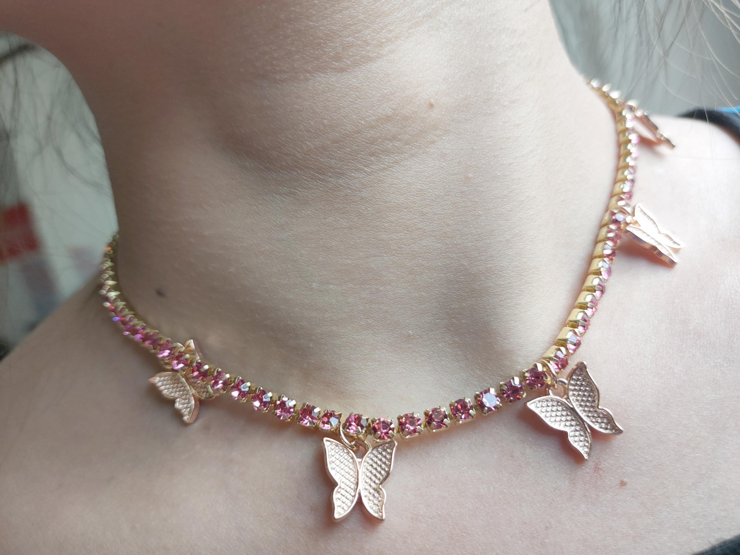 Geometric Rhinestone Necklace