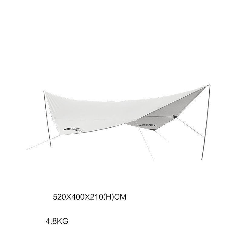 MU Gaodi Outdoor Rainproof Awning Tent Light Luxury Camping Equipment UV-Proof Oxford Cloth Canopy