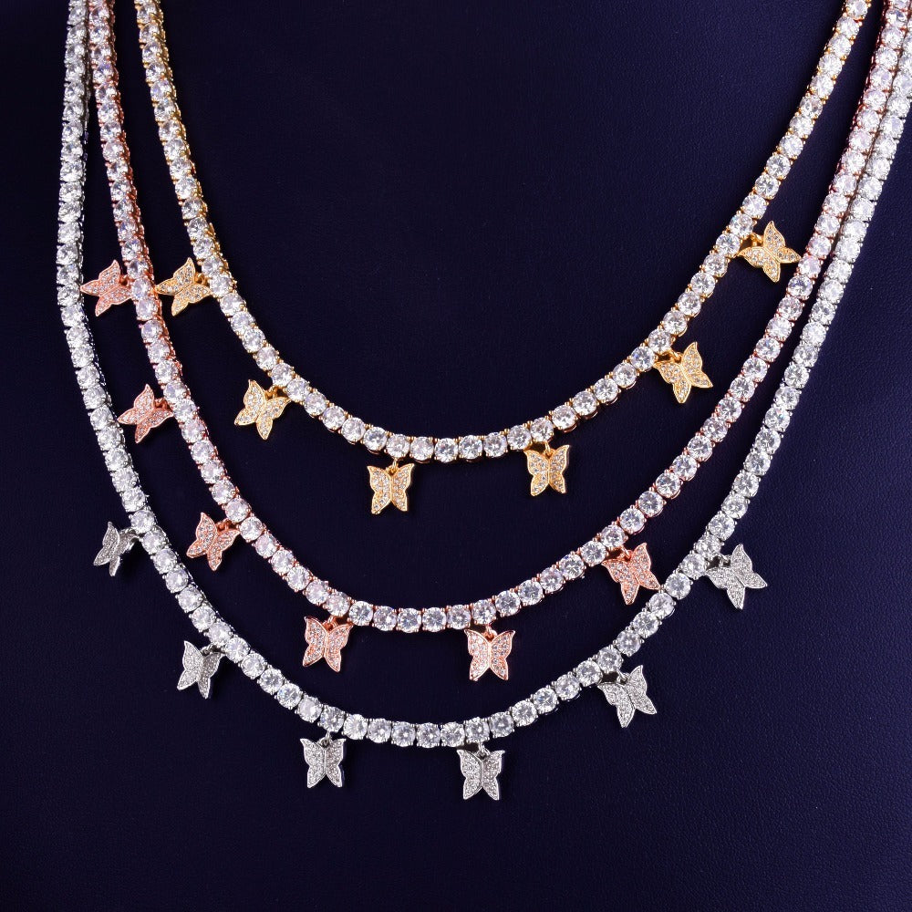 Geometric Rhinestone Necklace