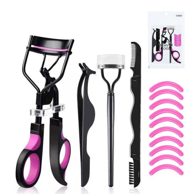 Semi-Arc Steel Tooth Brow Groomer Eyelash Curler
